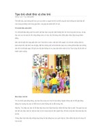 TAO TRO CHOI THU VI CHO TRE