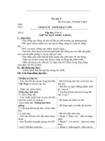 GIÁO ÁN LỚP 4 TUẦN 5 CKTKN