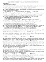 Bài tập đầy đủ chương I Động lực học vật rắn