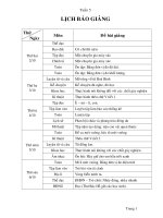 Giáo án lớp 5 tuần 5