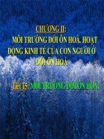 moi truong doi on hoa