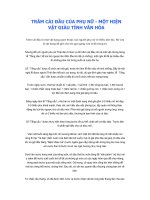 Phong tục tập quán Việt: Trâm cài đầu của phụ nữ