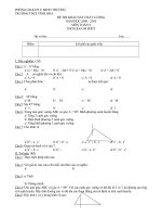 Đề thi KSCL đầu năm Toán 9 09-10