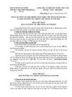 Báo cáo Công tác đội tháng 09/2010