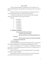 vai trò của vitamin