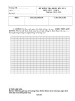 GK1 TIẾNG VIỆT LỚP 4