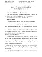 TU THUAT THANH TICH CA NHAN