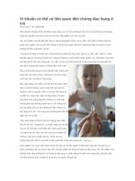 VI KHUAN CO THE LIEN QUAN DEN CHUNG DAU BUNG O TRE