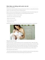 DAU HIEU VA CHONG MAT NUOC CHO BE