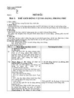 Bài 1: Thế giớ ĐV đa dạng phong phú