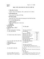 GA Toán lớp 3 HK I