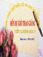 Thao giang. Tiet 12 Hinh hoc 7
