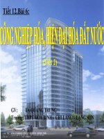 Bài 6: CNH, HĐH đất nước