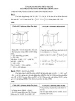 Ứng dụng PP tọa độ trong KG