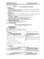 SỐ GẦN ĐÚNG VÀ SAI SỐ (ĐẠI 10 NC)TIẾT 10-11