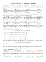 bài tập tổng hợp  dao động 2009