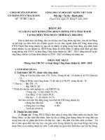 báo cáo công đoàn