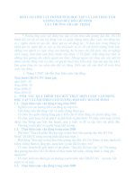 chi bọ báo cáo tổng kết 4 năm cuộc vận động HTVLTLBÁC