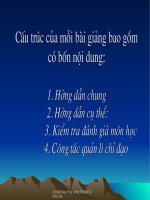Bài giảng hướng dân thực hiện chuẩn KT-KN môn khoa học