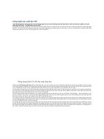 Công nghệ sản xuất tăm VIP