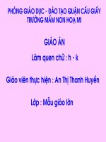 Làm quen chữ cái