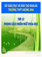 Tiết 13: DIỄN ĐẠT TRONG VĂN NGHỊ LUẬN