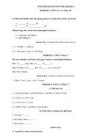 Sưu tập bộ đề TA 6