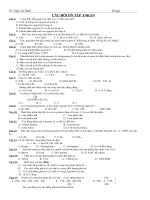 bai tập hidrocacbon