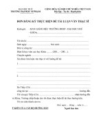 quy chế làm luận văn Thạc Sĩ