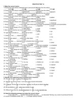  Đề kiểm tra tiếng anh lớp 12 số 14