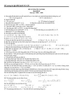 Hướng dẫn ôn tập Toán kì I lớp 10