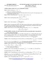 ĐỀ THI THỬ ĐẠI HỌC LẦN THỨ NHẤT 2013 TRƯỜNG THPT PHAN ĐĂNG LƯU Môn TOÁN ; Khối A, B