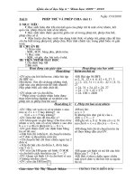 Giao an so 6 chuan 2009