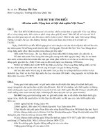 tim hieu 60 nuoc cộng hòa XHCN việt nam