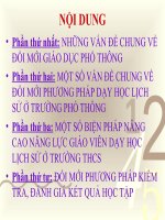 Đổi mới PPDH Lịch Sử