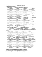 Đề kiểm tra tiếng anh lớp 12, đề số 34