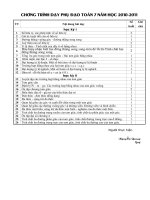 PP CT day phu dao Toan 7 Nam hoc 2010-2011