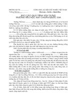Bao cao qua trinh xay dung truong dat chuan