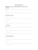 Ôn tập hè tuần 4 (NV 6 lên 7)