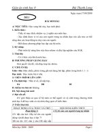 Giáo án sinh 8 rất kĩ, cẩn thận