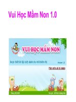 Phần mềm Vui học mầm non