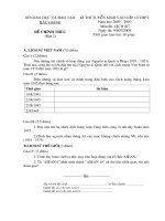 Đề tuyển sinh vào lớp 10 Tỉnh BG. đề 2