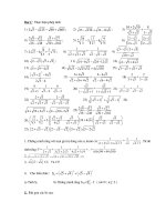 Bài tập ôn tập chươngI