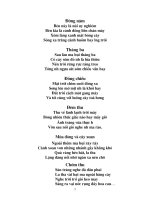 Bài thơ cho trẻ nhỏ tập đọc