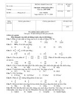 Đề thi và đáp án HSG môn Toán Lớp 5