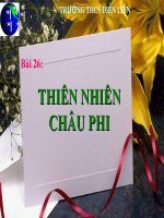 Thien nhien Chau Phi