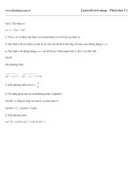 ĐỀ THI THỬ ĐẠI HỌC CAO ĐẲNG MÔN TOÁN ĐỀ SỐ 15