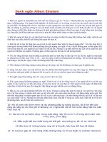 Danh ngôn Albert Einstein