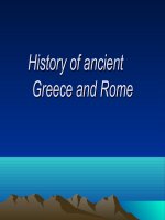 HISTORY OF ANCIENT GREECE
