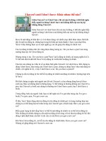 I haven''''t and I don''''t have- Khác nhau thế nào?